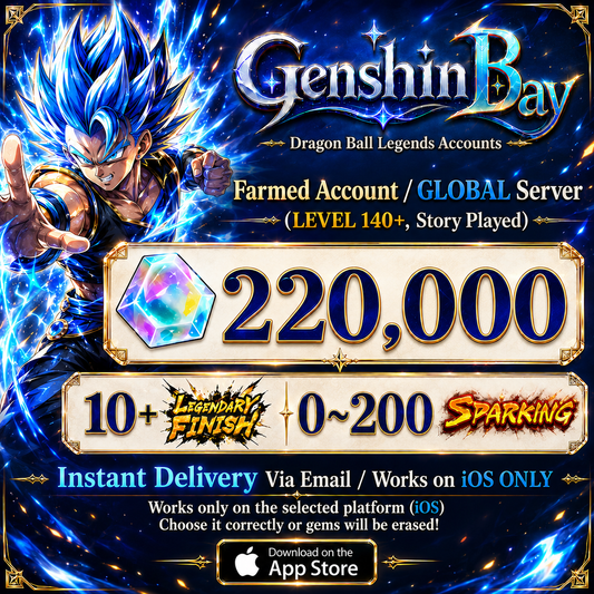 Dragon Ball Legends Farmed Account [iOS]