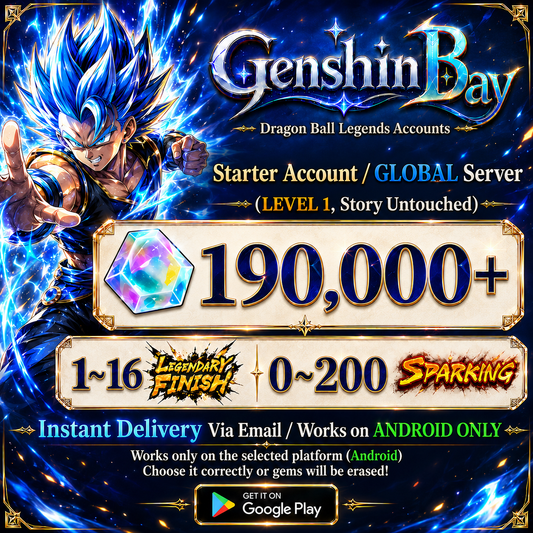 Dragon Ball Legends Starter Account [Android]
