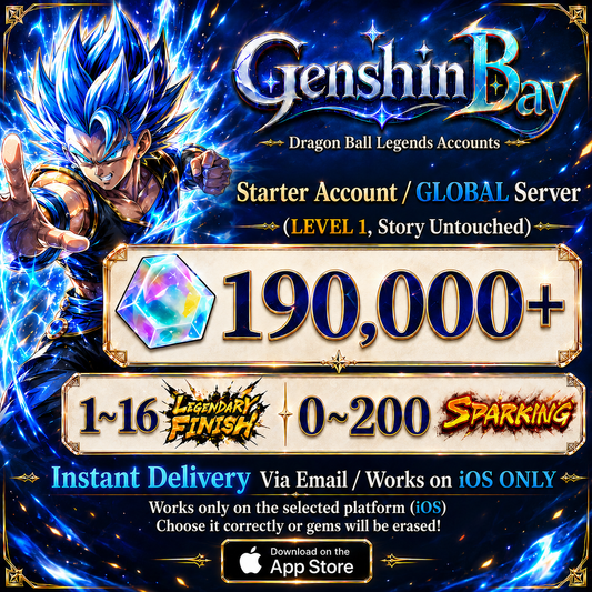 Dragon Ball Legends Starter Account [iOS]