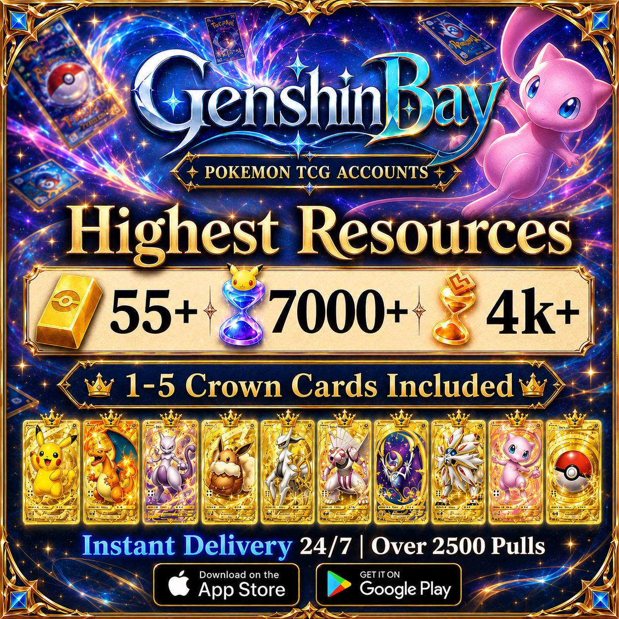 Pokemon TCG Pocket Account [Highest Resources]