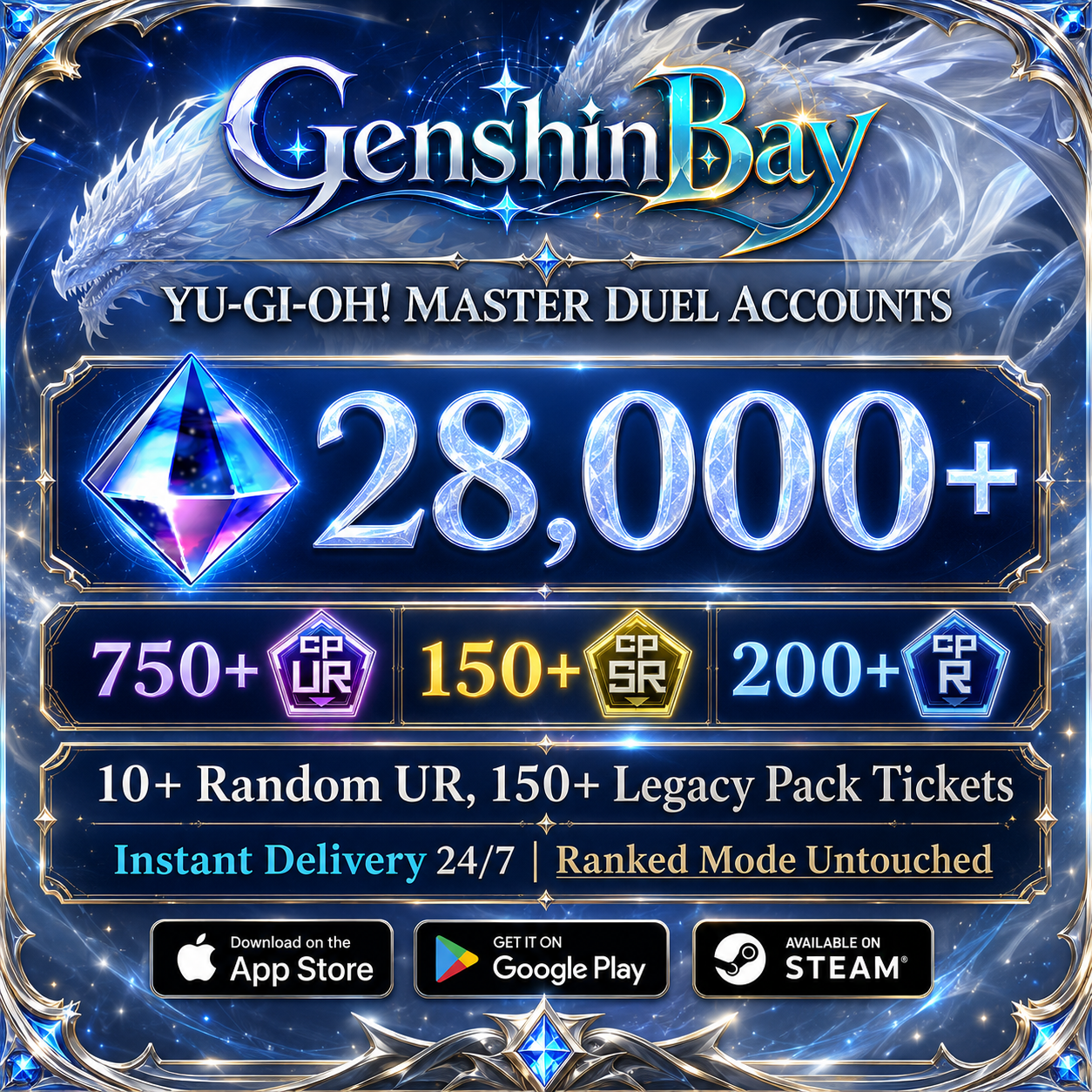 Yu-Gi-Oh! Master Duel Starter Account with UR CP [Global]