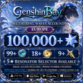 Wuthering Waves Reroll Account with Astrite [Europe]