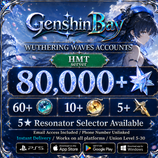 Wuthering Waves Reroll Account with Astrite [HMT]