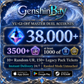 Yu-Gi-Oh! Master Duel Starter Account 38000+ Gems, 3500+ UR CP